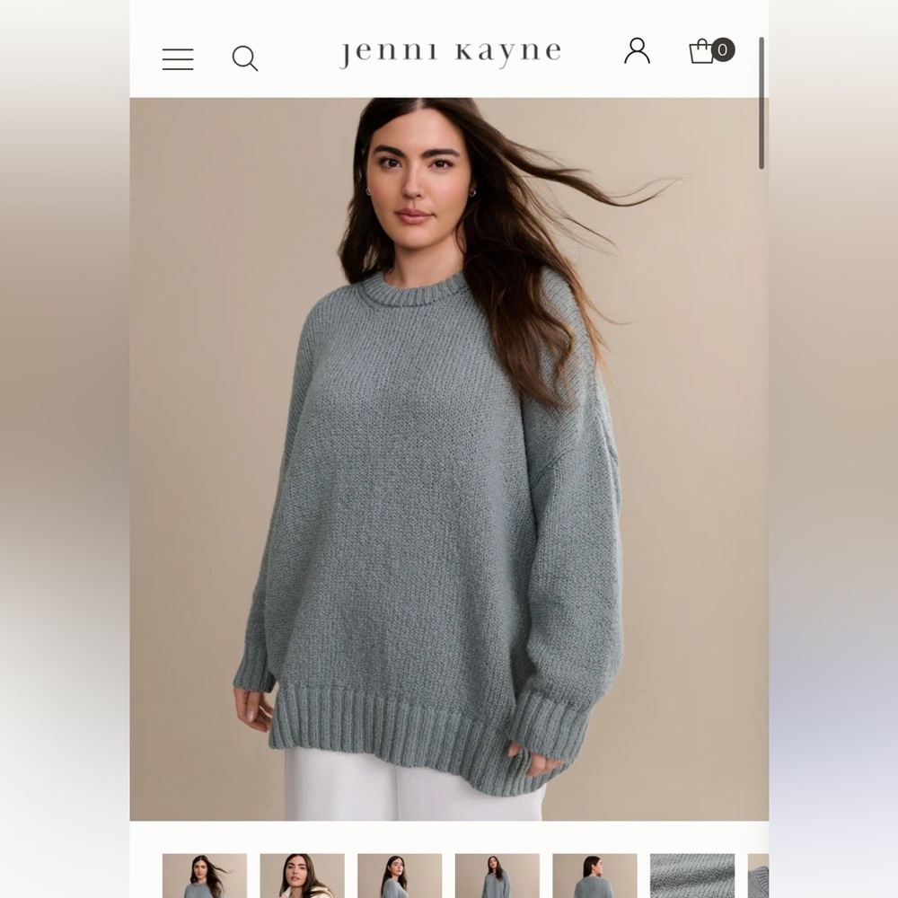 Jenni Kayne Foster Cotton Sweater NWT Small